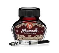 Barock 1910 Bordeaux Wine Red Fountain Pen Ink 30ml with Converter
