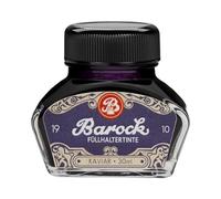 Barock 1910 Caviar Writing Ink for Fountain Pens, Glass Nibs, Rollerball Pens, Fountain Pen Ink in Ink Bottle, 30 ml, Purple