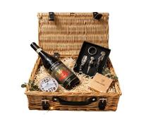 Barolo Mundi Red Wine Gift Hamper 75cl 14.5% ABV with Sea Salt Caramel Chocolates Wine Accessory Set & Scented Candle - Italian Piedmont Luxury Wine Gift Set UK