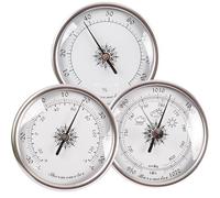 Barometer Thermometer Hygrometer,Three-in-one Analog Weather Station,Retro Style,Mechanical Dial-Style Barometers for The Home,Gift for Family or Friends,Indoor and Outdoor Home Decor