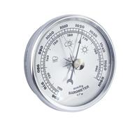 Barometer Wall Hanging Analog Weather Station for Home Fishing Boat Argent, Silver