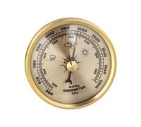 Barometer Wall Hanging Analog Weather Station for Home Fishing Boat Gold