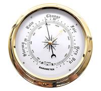 Barometer with Temperature and Humidity Measurement, Traditional Design for Home or Office, Accurate Weather Forecasting and Indoor Climate Monitoring
