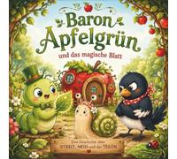 Baron Apfelgrün und das magische Blatt: Eine Bilderbuchgeschichte über Freundschaft, Teilen und Gefühle für Kinder ab 3 Jahren