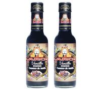 Baron Vanilla Essence Extract 155ml x 2, Drinks Cocktails Flavouring Cake Dessert Pudding Home Baking Seasoning Agent with Welari Thank You Card | (2pack) (310ml)