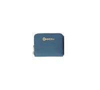 Baroncelli Leather Wallets For Women Size Large, blue plain small, Womes Wallet