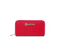 Baroncelli Leather Wallets For Women Size Large, red plain big, Womes Wallet