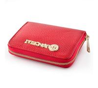 Baroncelli Leather Wallets For Women Size Large, Red plain small, Womes Wallet