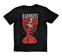 Baroness - Fleur Skull - Black t-Shirt BlackXX-Large