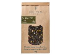 Baroness Grey Loose Leaf Earl Grey Tea 250g - Fragrant Lemon-Infused Black Tea - Premium Loose Leaf Earl Grey with Zesty Citrus Notes by High Teas London