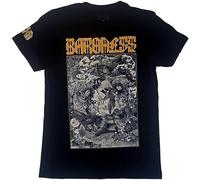 Baroness Mens Tshirt -S- Gold & Grey Dateback Black BlackXXL