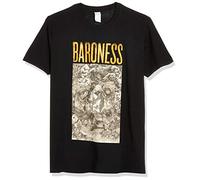 Baroness - T-Shirt # L Unisex Black # Gold & Grey
