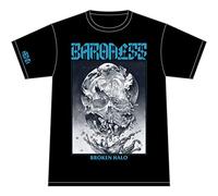Baroness - T-Shirt # M Unisex Black # Broken Halo