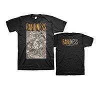 Baroness - T-Shirt # S Unisex Black # Gold & Grey