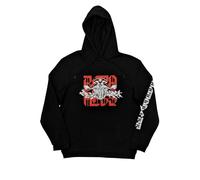 Baroness Unisex Adult Fall Sleeve Print Hoodie, Black, XL