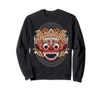 Barong Mask Bali Rangda Temple Indonesia Gift Ubud Souvenir Sweatshirt