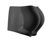 BaronHong Men Padded Underwear Briefs Boxers Men Butt Booster Hip Enhancer 1.5cm Thickness Pads(black,M)