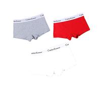 BaronHong Pure Color Cotton Letters Boyshort 3 Pack Boxer Briefs for Tomboy Trans Lesbian(7,XL)