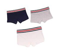 BaronHong Pure Color Cotton Letters Boyshort 3 Pack Boxer Briefs for Tomboy Trans Lesbian(8,L)