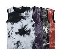 BaronHong Tomboy Built-in Chest Binder 3 Rows Clasp Masculine Tank Top Breathable Sturdy Stretchy(4-pack,2XL)