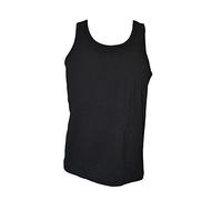 BaronHong Tomboy Trans Lesbian Cotton Chest Binder Corset Long Plus Size Tank Top(Black,L)