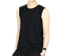 BaronHong Women Trans Lesbian Tomboy Cotton Colorful Tank Top Vest Chest Binder Stronger Bandage(Black,S)