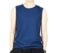 BaronHong Women Trans Lesbian Tomboy Cotton Colorful Tank Top Vest Chest Binder Stronger Bandage(Blue,XL)