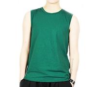 BaronHong Women Trans Lesbian Tomboy Cotton Colorful Tank Top Vest Chest Binder Stronger Bandage(Green,M)