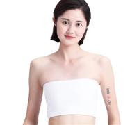 BaronHong Women Transgender Tomboy FTM Chest Binder Strapless Hook Tube Top Wrap