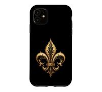 Baroque Fleur De Lis French Heraldic Gothic Ornament Art Case for iPhone 11