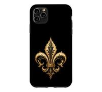 Baroque Fleur De Lis French Heraldic Gothic Ornament Art Case for iPhone 11 Pro Max