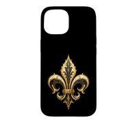 Baroque Fleur De Lis French Heraldic Gothic Ornament Art Case for iPhone 15