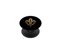 Baroque Fleur De Lis French Heraldic Gothic Ornament Art PopSockets Adhesive PopGrip
