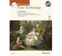 Baroque Flute Anthology Vol. 2 flute (easy - intermediate) Knight with CD 25 Wor