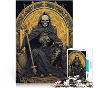 Baroque Grim ReaperJigsaws 1000 Pieces for Adults Toys Educational Games Stress Relieving Parent-child interaction 38x26cm