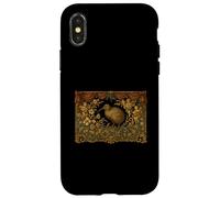 Baroque Kiwi Floral Cherub Art Case for iPhone X/XS