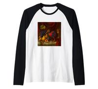 Baroque Kiwi Fruit Still Life Raglan Baseball Tee
