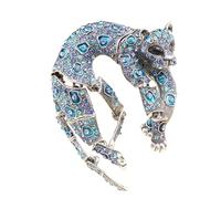 Baroque Luxury Beautiful Leopard Animal Design Men's Women'sBrooch Pin，JewelryAccessories, WeddingHolidayPartyCoupleSurpriseGift