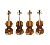 Baroque Master 4/4 Violin Inlay Shell Rich Sweet Sound Hand Made Fancy Good Violin Violin (Color : A)