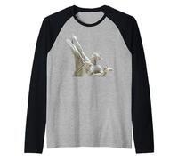 Baroque Myth Sculpture Tee - Psyche & Hero History Art Raglan Baseball Tee