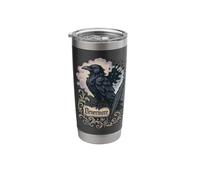 Baroque Raven Nevermore Scroll Stainless Steel Insulated Tumbler