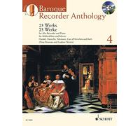 Baroque Recorder Anthology, Vol. 4: 23 Works for Alto Recorder and Piano