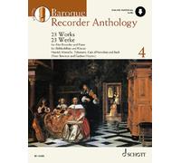Baroque Recorder Anthology Vol. 4 treble recorder and piano Peter