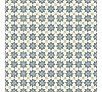 Baroque Rubens Victorian Tile Vinyl By Remland (Rubens Blue, 8M X 2M)