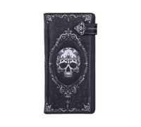 Baroque Skull Embossed Coin Purse, Gothic Style, 10 x 3 x 19 cm