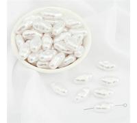 Baroque Style ABS Pearl Beads Charms Heart Butterfly Irregular Pendant for Earring Bracelet Necklace Hairclip DIY Jewelry Making-5PCS_a