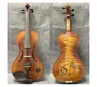 Baroque Style Drawing Violin 4/4, Graceful Ang Nice Sound Exquisite Craftsmanship Violin