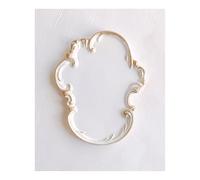 Baroque style Tray White with Gold edge ~ Fine Art Wedding Photography Flatlay Styling Props oval trinket dish Ring Box, Jewelry, Accessories, Wedding Invitation display