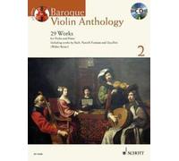 Baroque Violin Anthology Vol. 2 violin (easy - intermediate) with CD 29 Works Sc
