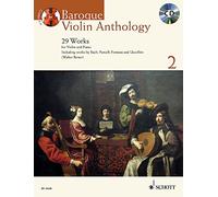 Baroque Violin Anthology Volume 2 - 29 Works - Schott Anthology Series - Violin - edition with CD - (ED 13448)